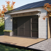 MODERN Eingangsüberdachung, L400 x B85 x H27,5 cm, grau