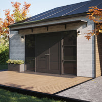 MODERN Eingangsüberdachung, L520 x B85 x H27,5 cm, schwarz