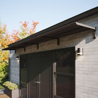 MODERN Eingangsüberdachung, L520 x B85 x H27,5 cm, schwarz
