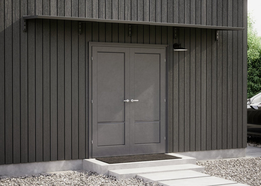 MODERN Eingangsdach, 400cm, schwarz