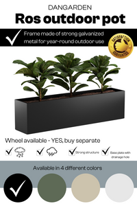 ROS Außenblumentöpfe 4er-Pack