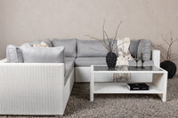 Amazon Ecksofa mit Couchtisch