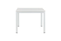 Togo Esstisch 150*90 - weiß / Teak