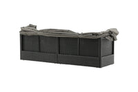 Nopy Sonnenliege mit Dach - schwarz / grau