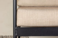 Pehnna Lounge-Set Metall - Schwarz / Sand