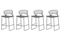 Milano Barhocker 4er-Set 