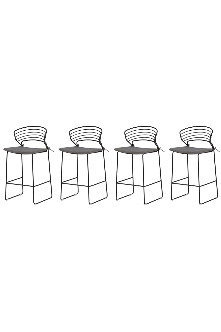 Milano Barhocker 4er-Set 
