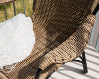 LORETO Sessel mit Fußhocker