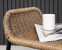 LORETO Sessel mit Fußhocker