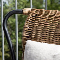 LORETO Sessel mit Fußhocker