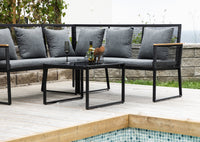 DALLAS Eckgruppe mit Couchtisch