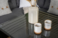 WATFORD Eckgruppe mit Couchtisch schwarz/grau