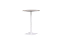Milano Bar Tisch Metall - Weiß / Rund ø70