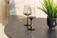 Milano Bar Tisch Metall - Weiß / Rund ø70