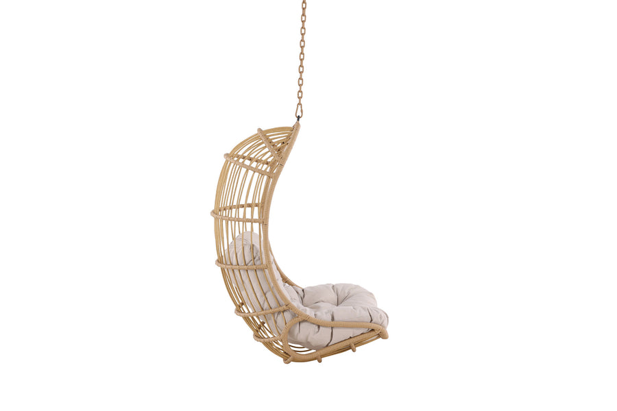 Pulau Hängestuhl Rattan Natur / Beige