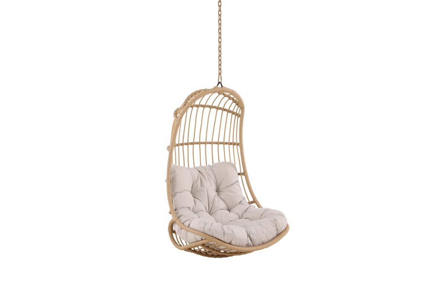 Pulau Hängestuhl Rattan Natur / Beige