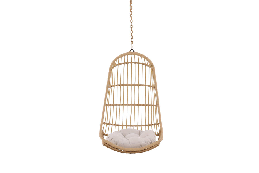Pulau Hängestuhl Rattan Natur / Beige