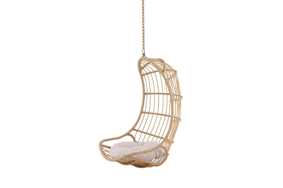 Pulau Hängestuhl Rattan Natur / Beige