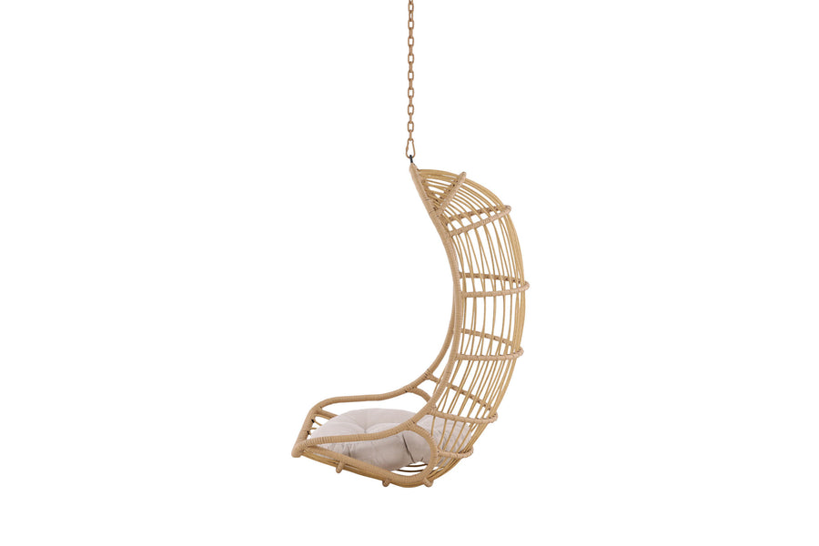 Pulau Hängestuhl Rattan Natur / Beige