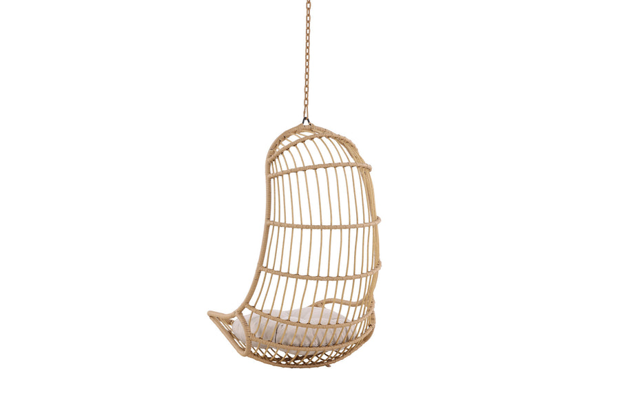 Pulau Hängestuhl Rattan Natur / Beige