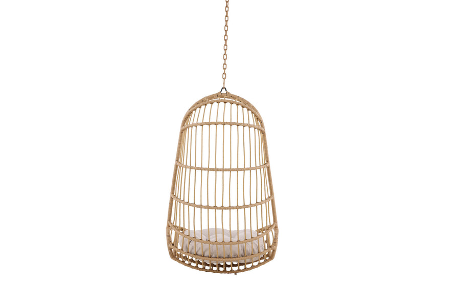 Pulau Hängestuhl Rattan Natur / Beige