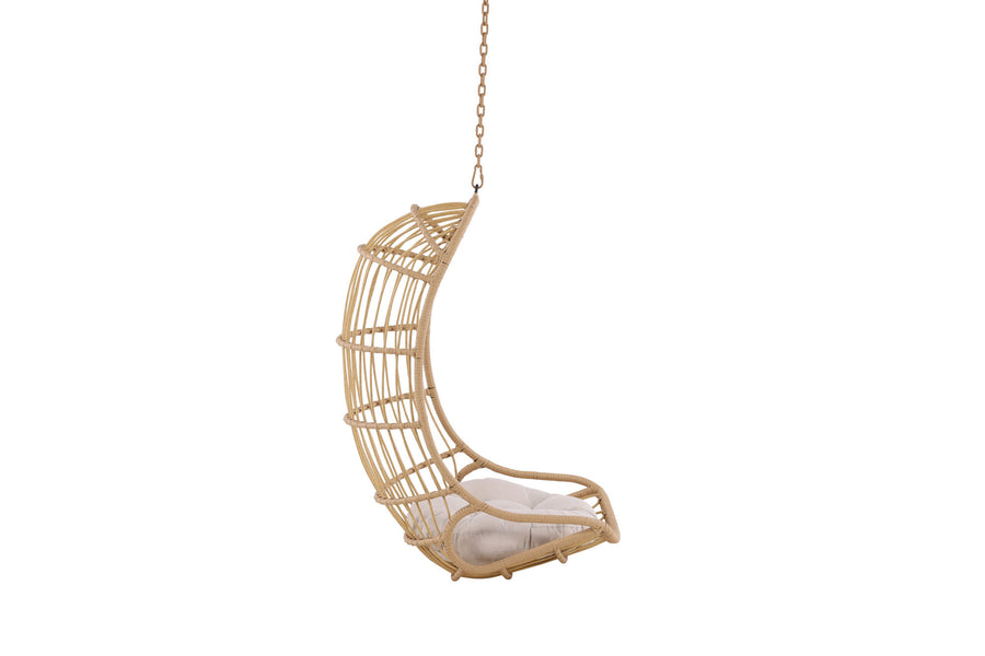 Pulau Hängestuhl Rattan Natur / Beige