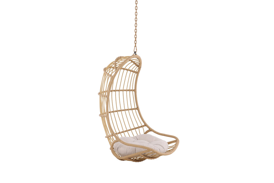 Pulau Hängestuhl Rattan Natur / Beige