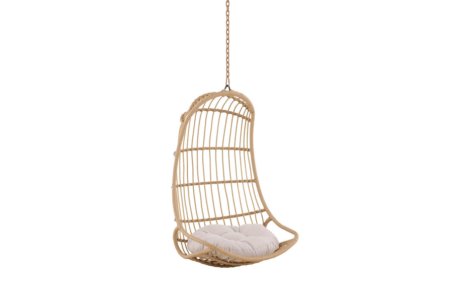 Pulau Hängestuhl Rattan Natur / Beige