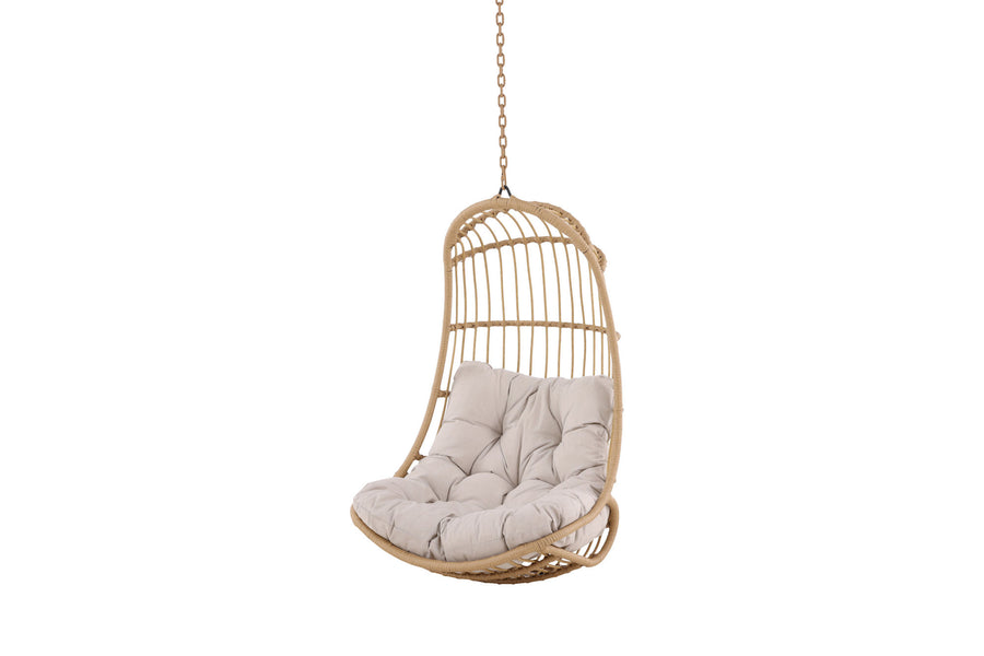 Pulau Hängestuhl Rattan Natur / Beige