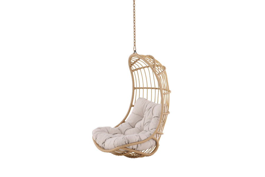 Pulau Hängestuhl Rattan Natur / Beige