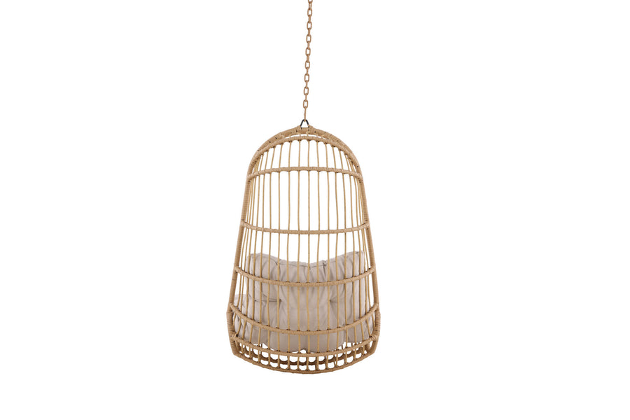 Pulau Hängestuhl Rattan Natur / Beige