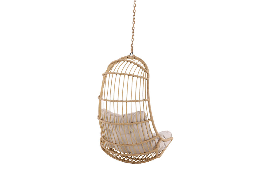 Pulau Hängestuhl Rattan Natur / Beige