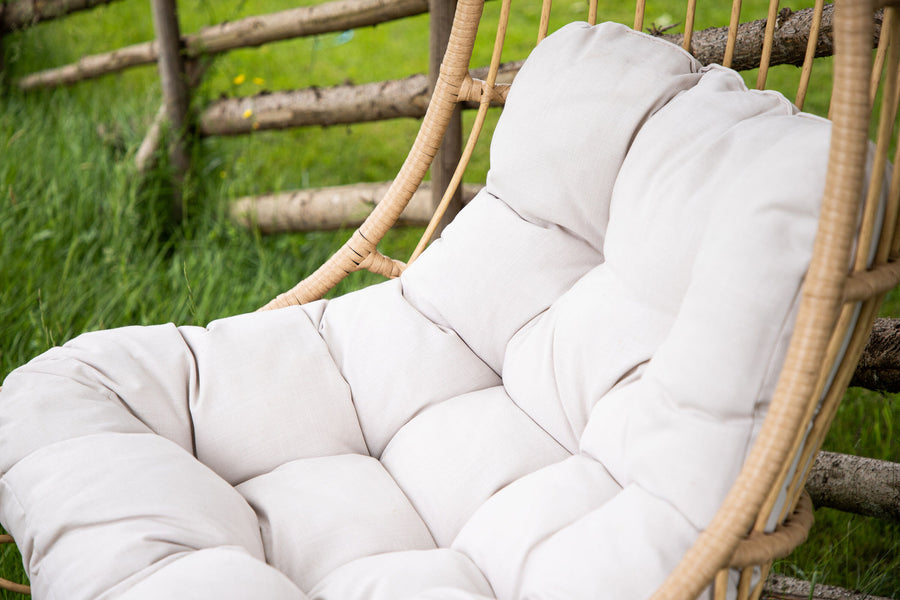 Pulau Hängestuhl Rattan Natur / Beige