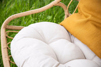 Pulau Hängestuhl Rattan Natur / Beige