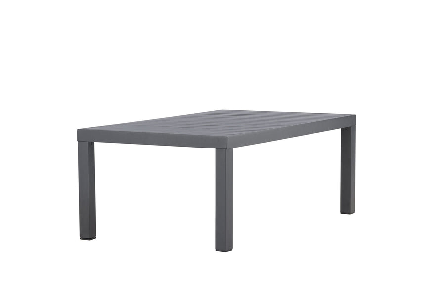 Copacabana Couchtisch - schwarz / schwarzes Aluminium