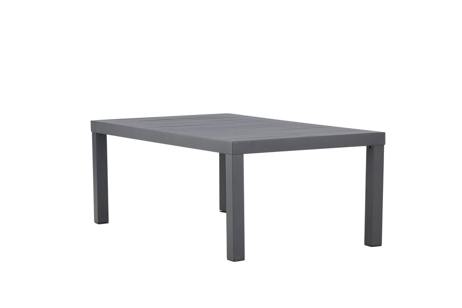 Copacabana Couchtisch - schwarz / schwarzes Aluminium