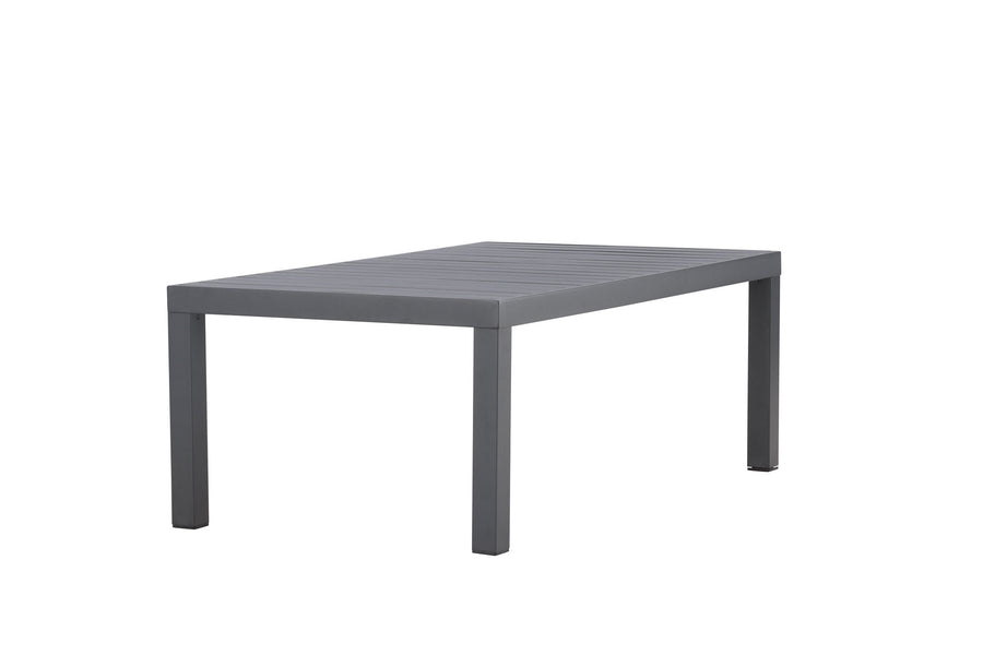 Copacabana Couchtisch - schwarz / schwarzes Aluminium