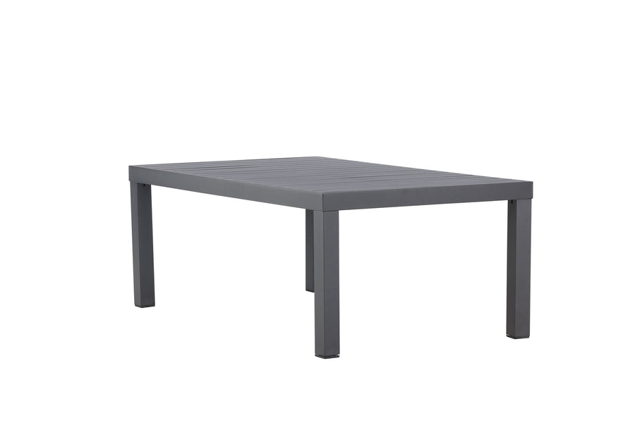 Copacabana Couchtisch - schwarz / schwarzes Aluminium