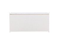 London Dynbox - weiß / weiße Rattan