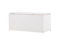 London Dynbox - weiß / weiße Rattan