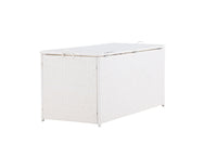 London Dynbox - weiß / weiße Rattan