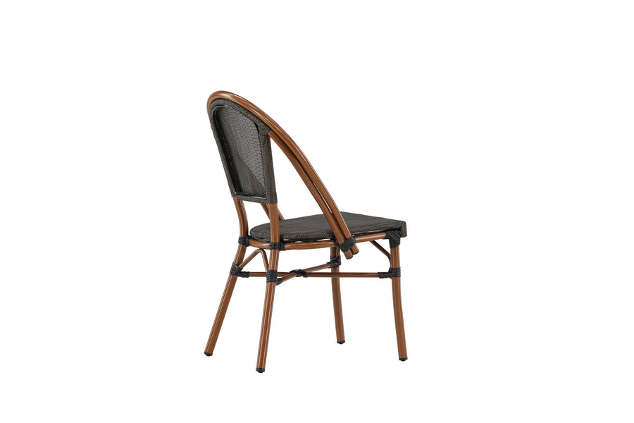 Guarda Caféstuhl 2er-Pack - braun / schwarz