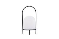 Colie Lampe ø26*53cm - schwarz / weiß