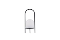 Colie Lampe ø19*43cm - schwarz / weiß