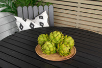 HOLMSUND Esstischgruppe schwarz