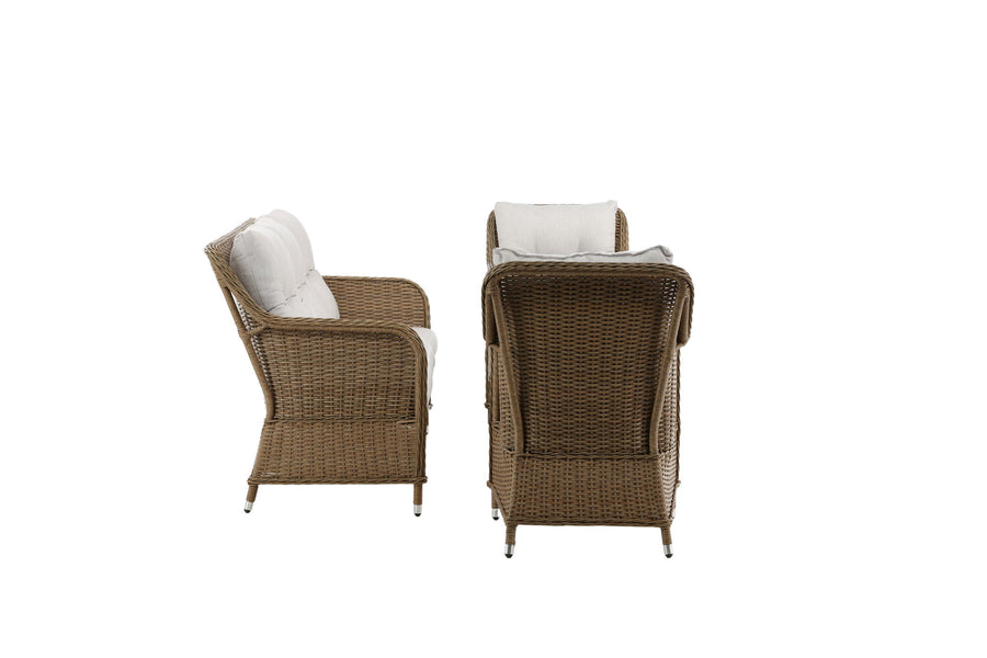 Vikelund Sofagruppe mit Couchtisch - Natur / Beige