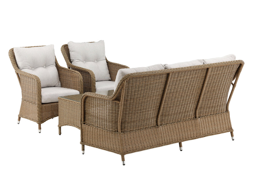 Vikelund Sofagruppe mit Couchtisch - Natur / Beige