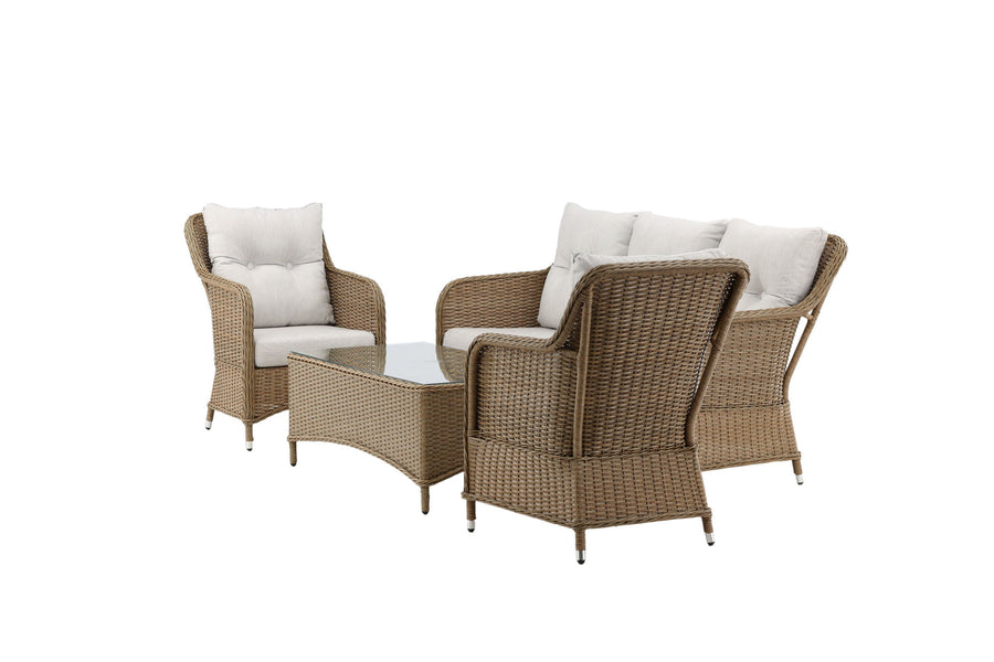 Vikelund Sofagruppe mit Couchtisch - Natur / Beige