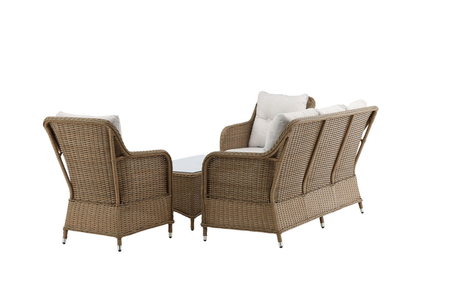 Vikelund Sofagruppe mit Couchtisch - Natur / Beige