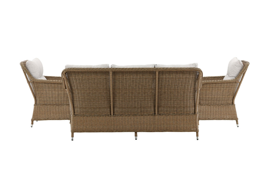 Vikelund Sofagruppe mit Couchtisch - Natur / Beige